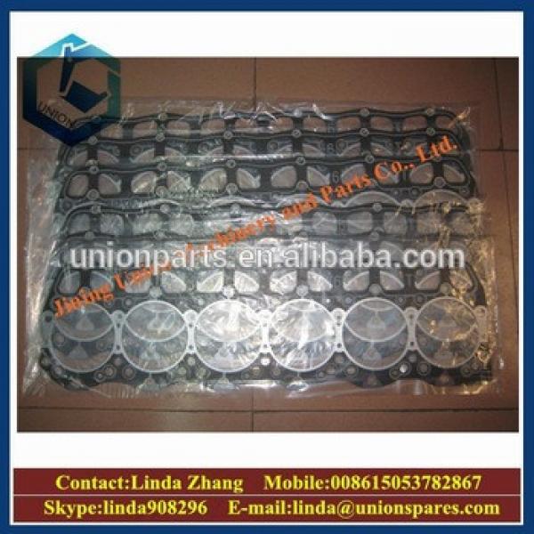 Various 6D95 engine cylinder head gasket 6206-11-1812 for PC200-5 excavator engine parts #5 image